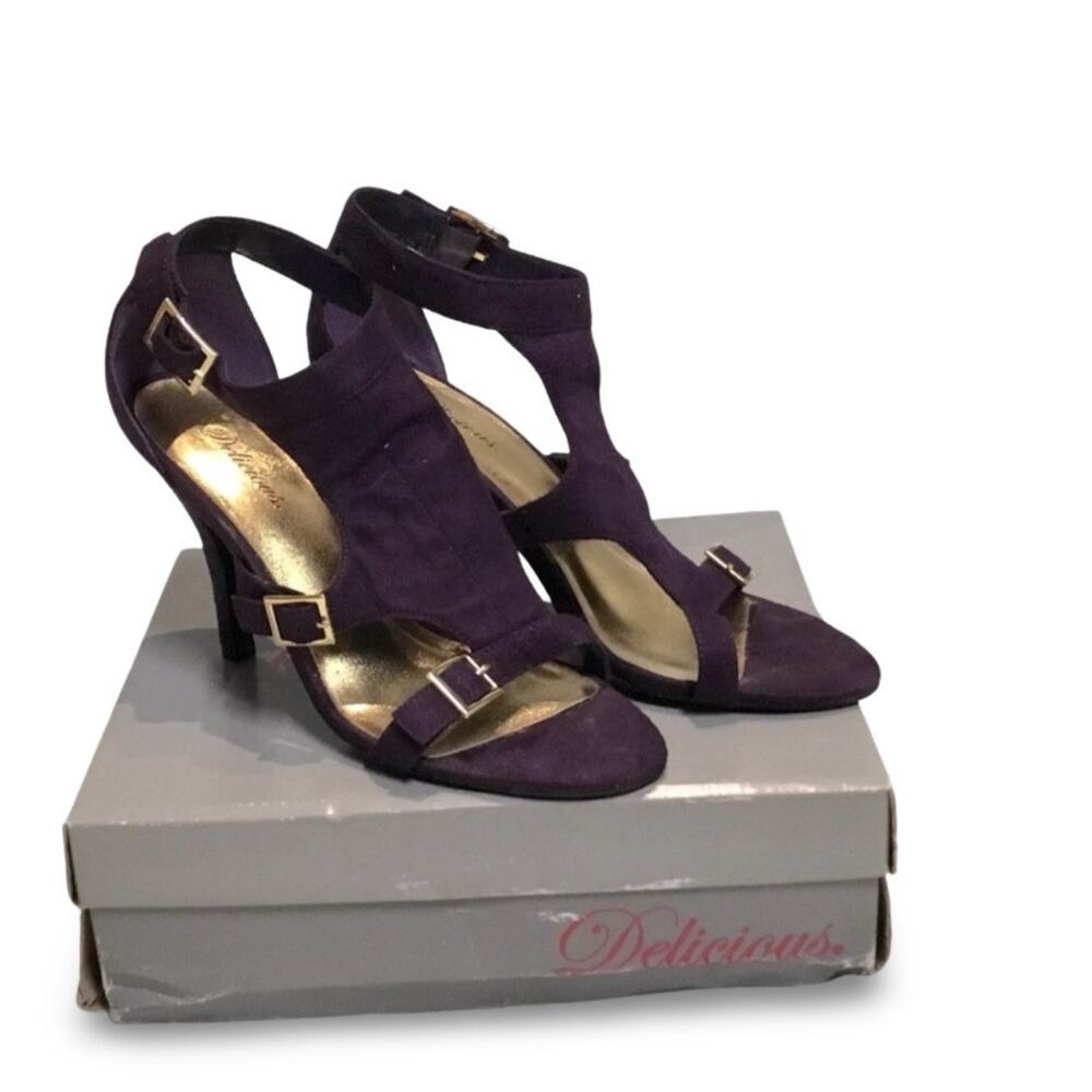 Delicious Purple Sandals - Picture 1 of 6